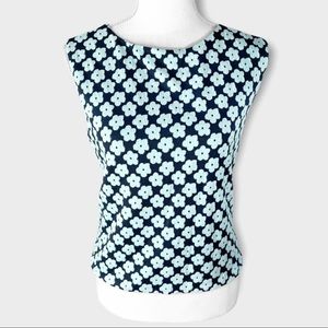 Anthropologie Eva Franco Floral Jaquard Top Large NWT